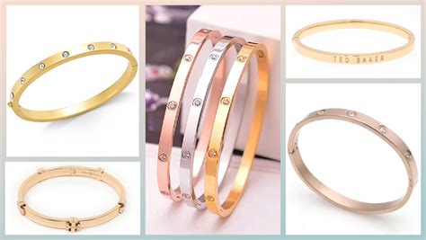 cartier bangle bracelet dupe|alternatives to cartier love bracelet.